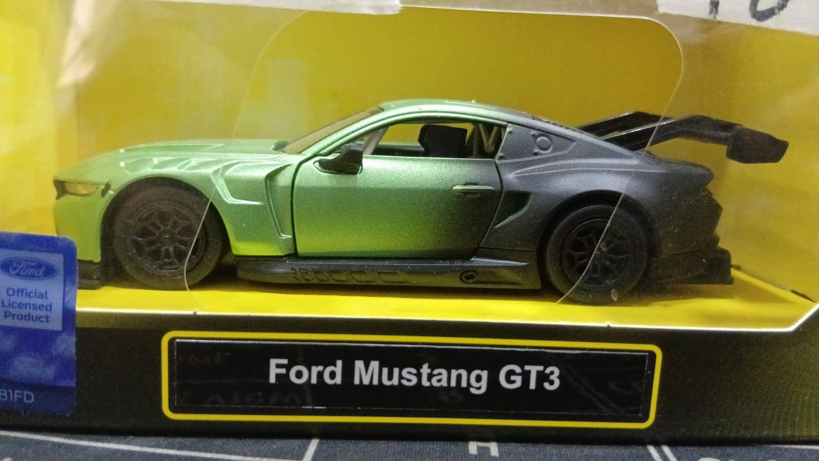 CCA 1:36 12028 FORD MUSTANG GT3 GREEN BLACK