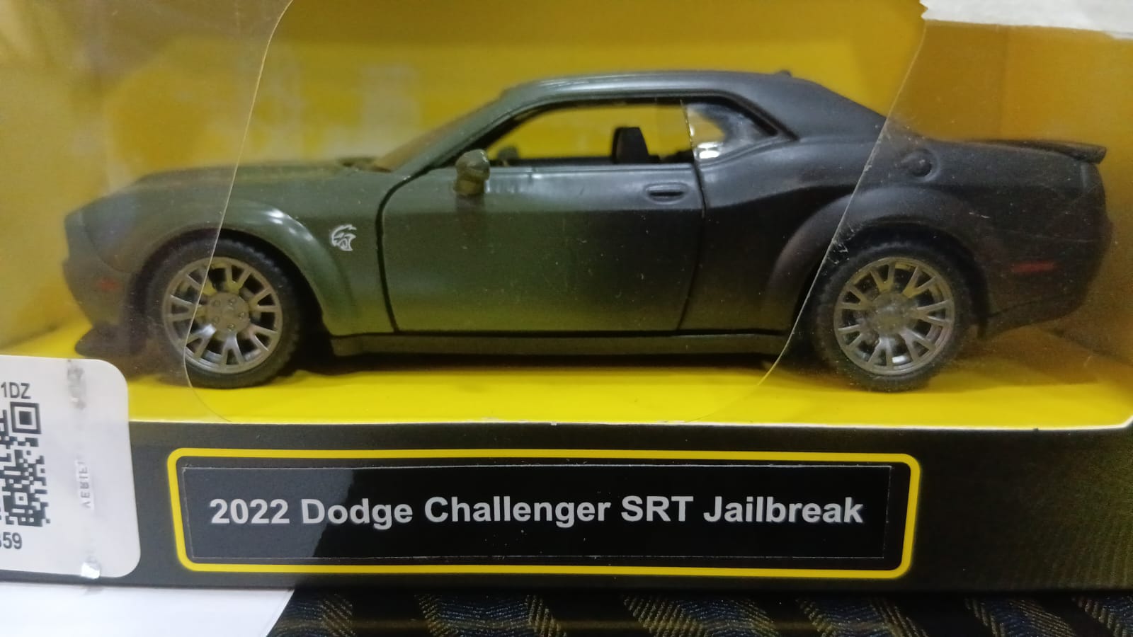 CCA 1:36 12008 2022 DODGE CHALLENGER SRT JAILBREAK DIECAST MODEL