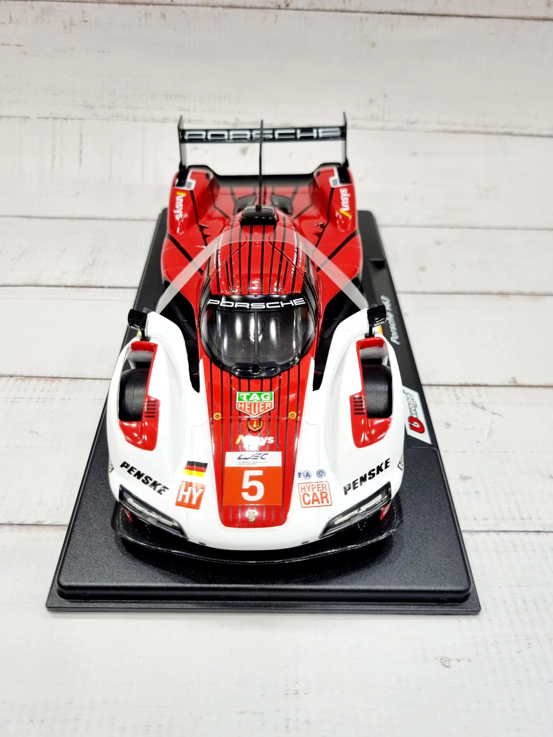 BBURAGO PORSCHE 963 RED 1:24 SCALE 18-98022