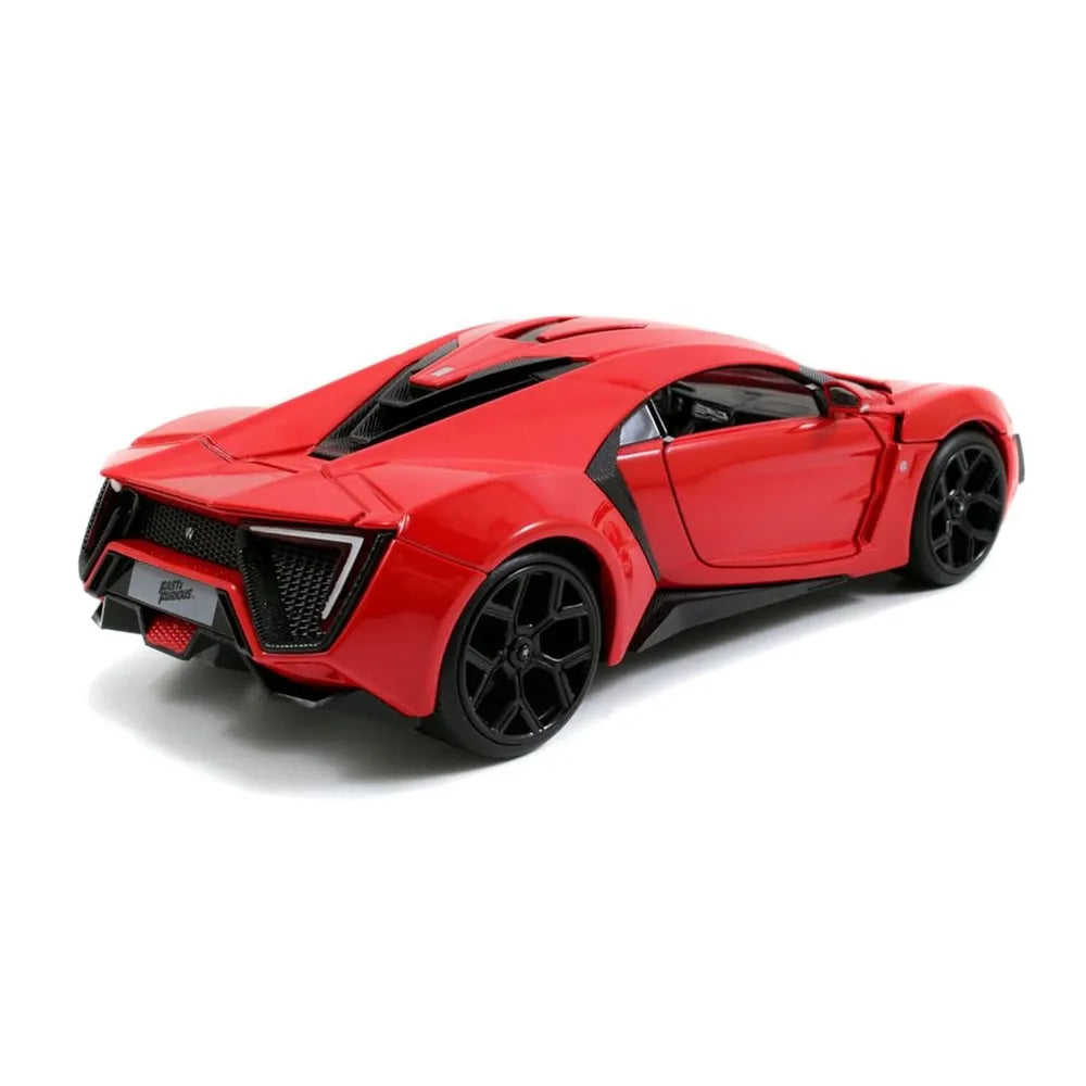 JADA LYKAN HYPERS SPORT RED  DIECAST CAR MODEL