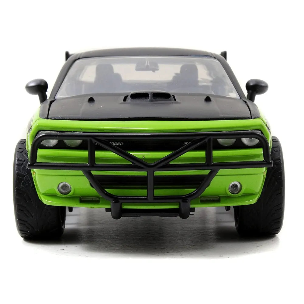 JADA LETTY's DODGE CHALLENGER GREEN  DIECAST CAR MODEL