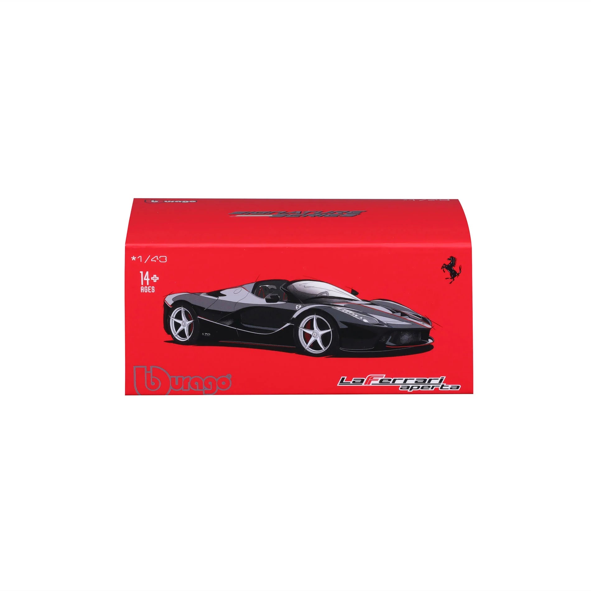 18-36907 BK - Bburago - 1:43 - Ferrari Signature - LaFerrari Aperta - Black met