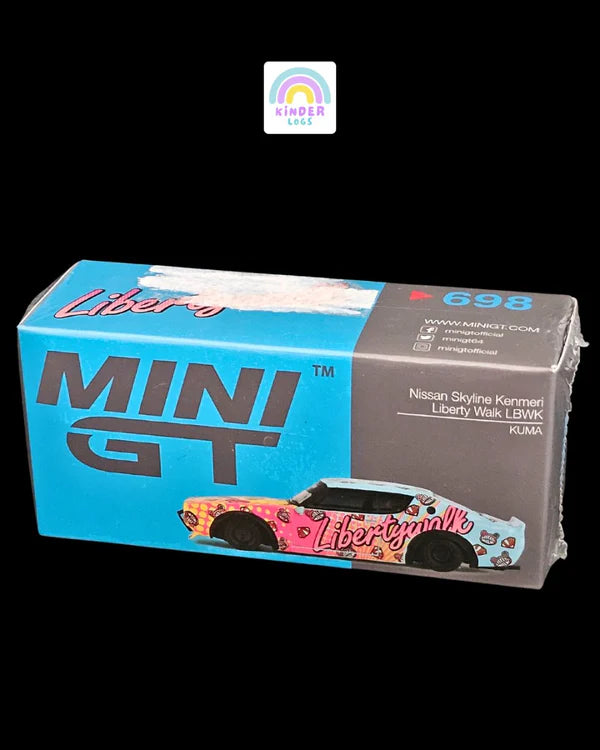 MINI GT 1/64 SCALE NISSAN SKYLINE KENMERI LIBERTY WALK LBWK (KUMA) NO:698