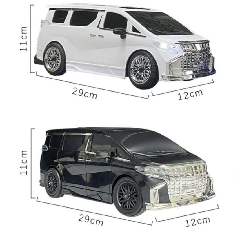 MN MODEL 1/16 ALPHARD REAR DRIVE DRIFT RC CAR MN68 2.4G RTR WITH LED LIGHTS (WHITE)