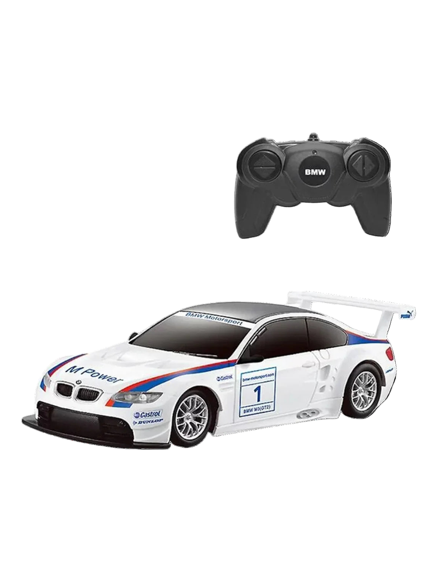 RASTAR BMW M3 GT2 48300 RC CAR 1/24 SCALE (WHITE)