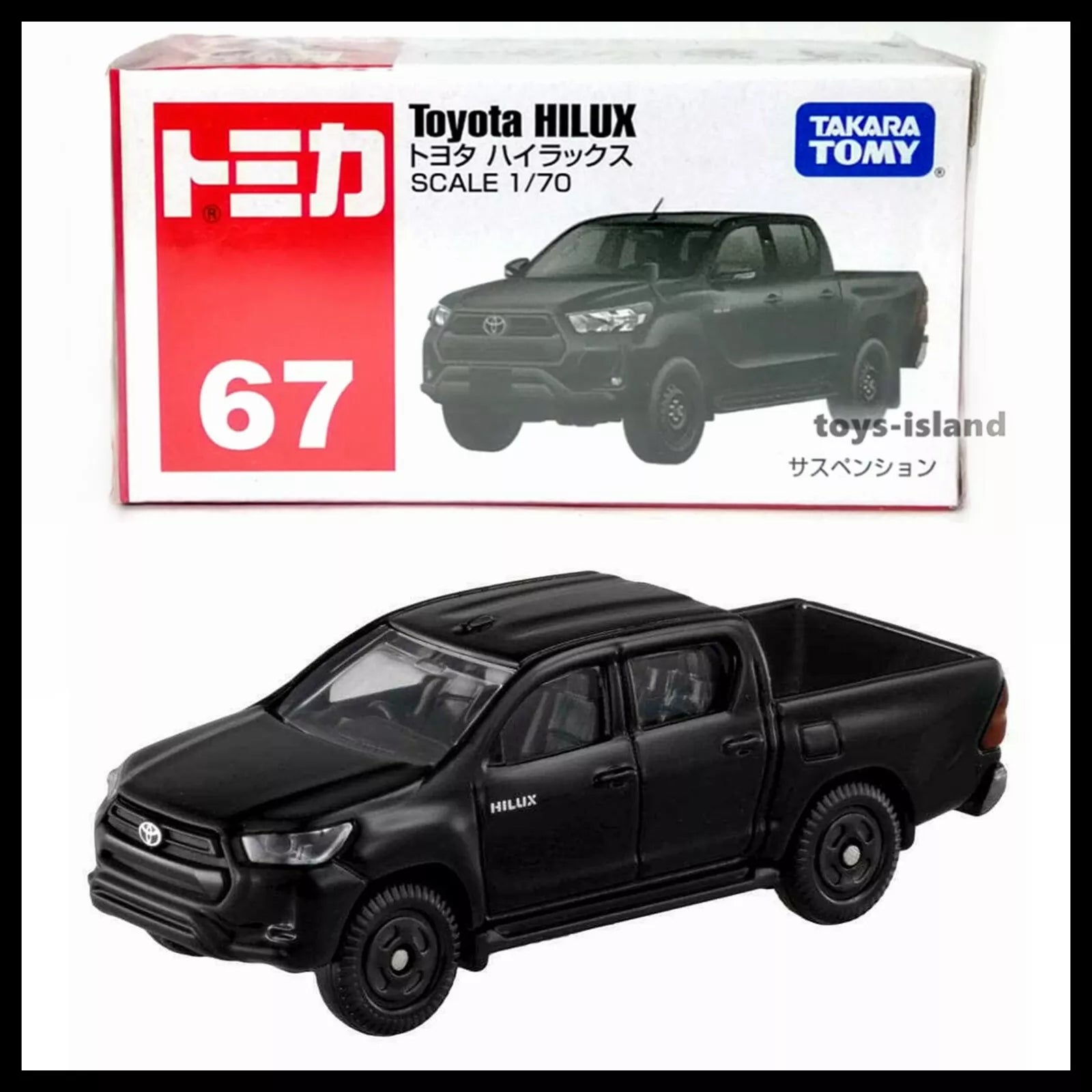 TAKARA TOMY TOYOTA HILUX 67 1/70