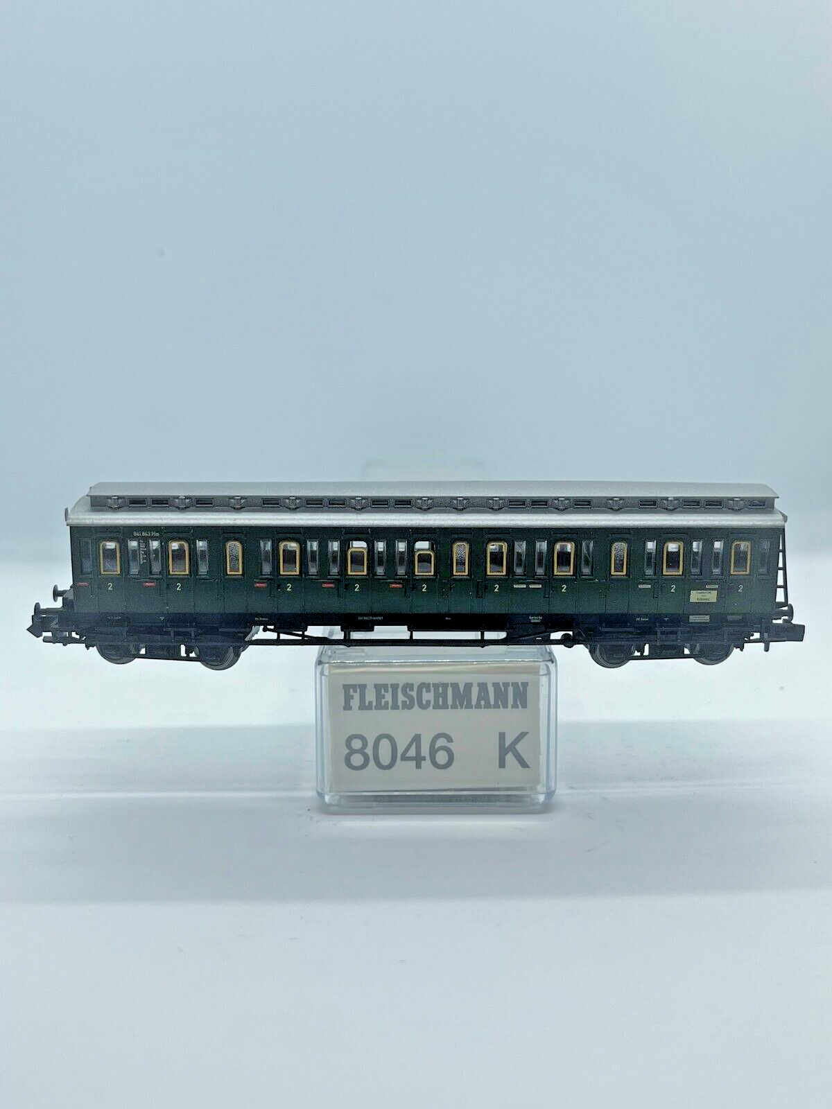 FLEISCHMANN HO 8046 K 2ND CLASS COMPARTMENT COACH B4 041843 FFM OF THE DB