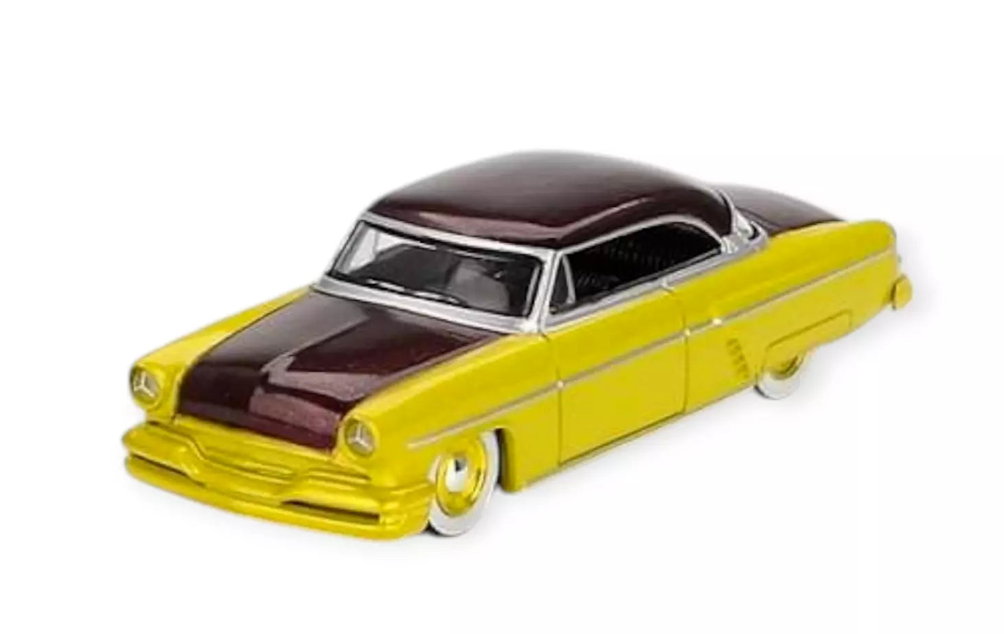 MINI GT 1/64 SCALE LINCOLN CAPRI HOT ROD 1954 LIME YELLOW  NO:794