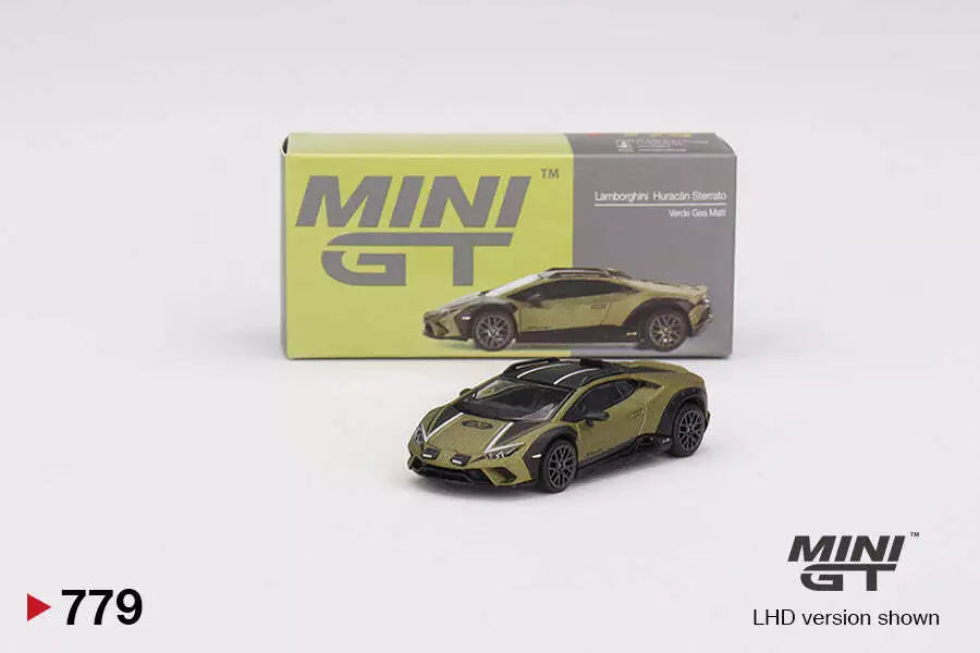 MINI GT 1/64 SCALE LAMBORGHINI HURACAN STERRATO (VERDE GEA MATT) NO:779