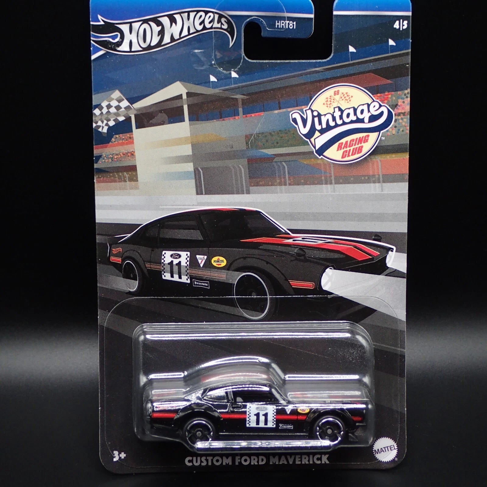HOT WHEELS VINTAGE RACING CLUB CUSTOM FORD MAVERICK (9C6D)