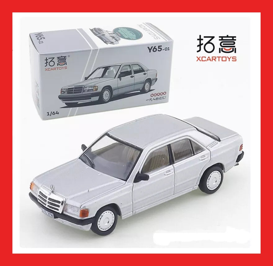 XCARTOYS 1/64 MERCEDES-BENZ 190E SILVER Y65-01