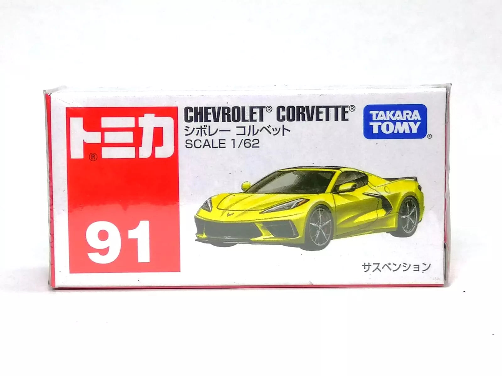 TAKARA TOMY CHEVROLET CORVETTE 1/62 SCALE NO:91