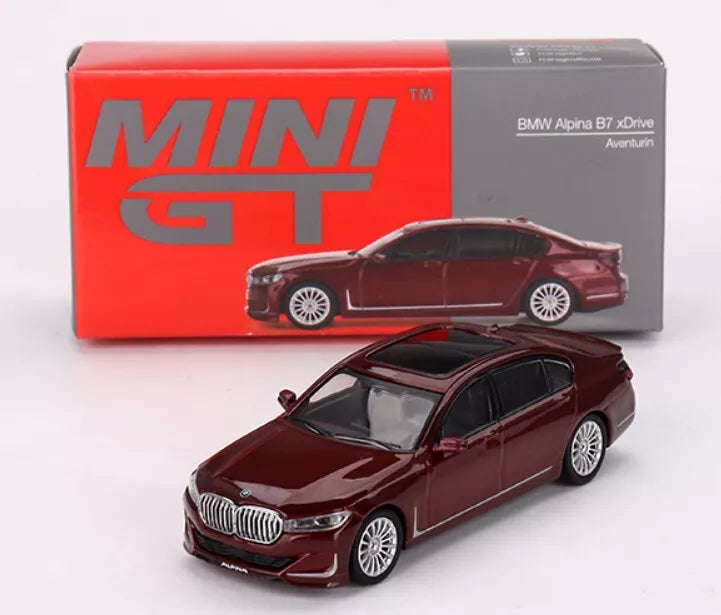 MINI GT 1/64 SCALE BMW ALPINA B7 XDRIVE (AVENTURIN) NO:693