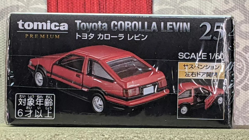 TOMICA TOYOTA COROLLA LEVIN 1/60 NO:25