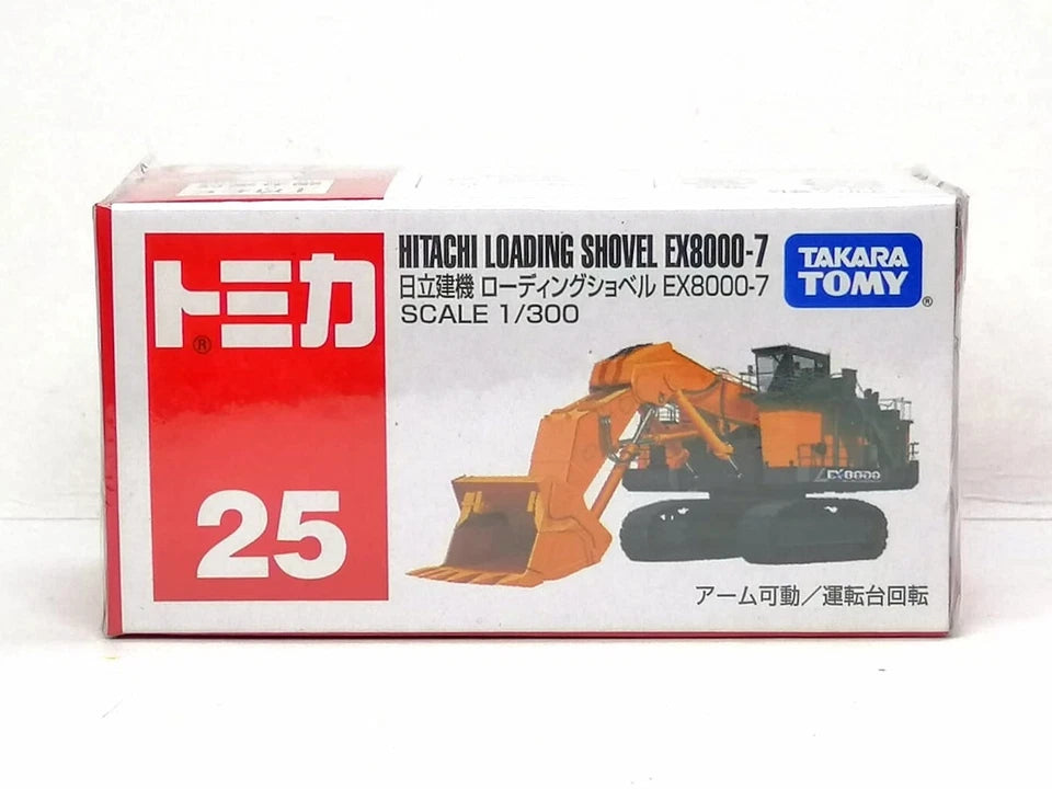 TAKARA TOMY HITACHI LOADING SHOVEL EX8000-7 25 1/300