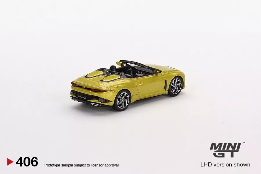 MINI GT BENTLEY MULLINER BACALAR (YELLOW LAMES) 1/64 SCALE NO:406
