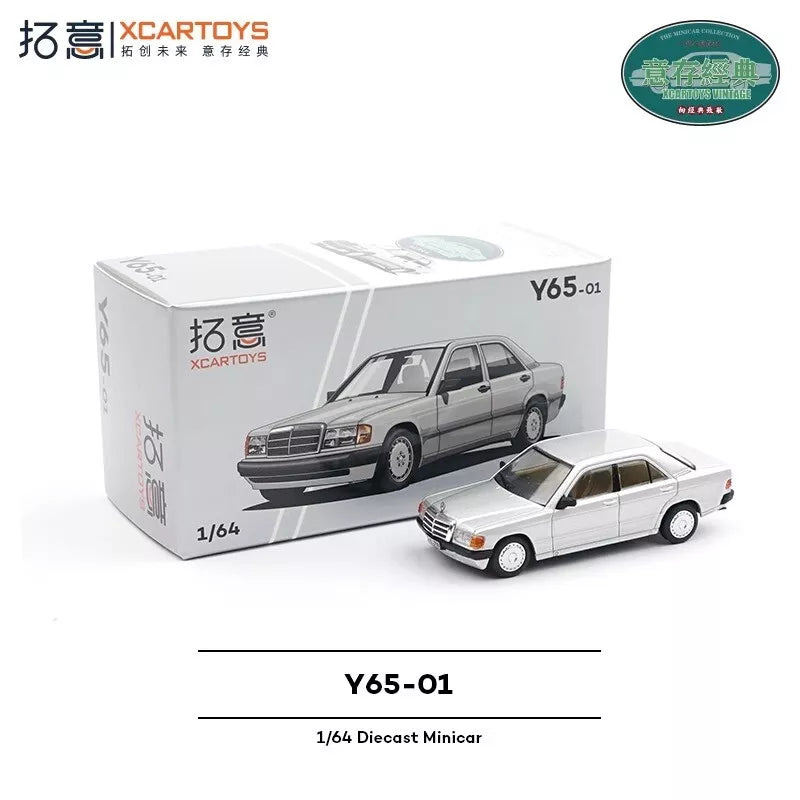 XCARTOYS 1/64 MERCEDES-BENZ 190E SILVER Y65-01