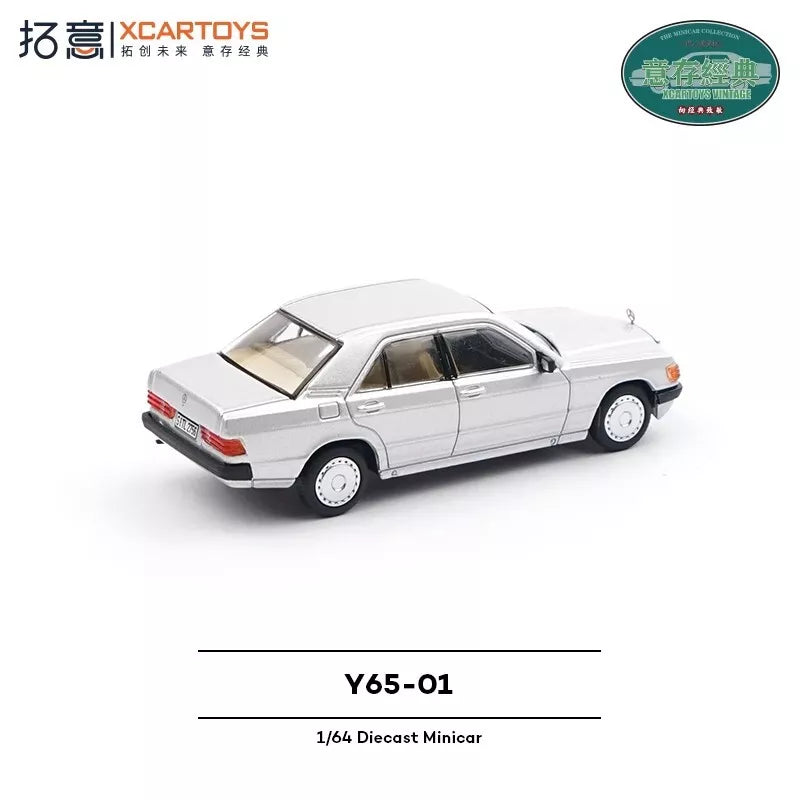 XCARTOYS 1/64 MERCEDES-BENZ 190E SILVER Y65-01