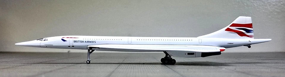 DIE CAST AIRPLANE GEMINI JETS 1:400 SCALE  BRITISH AIRWAYS CONCORDE
