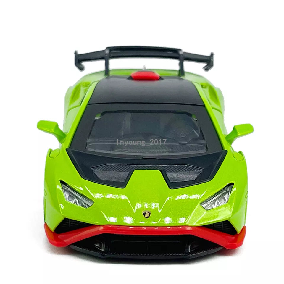 CCA LAMBORGHINI HURACAN STO 1:40 SCALE (GREEN&RED)