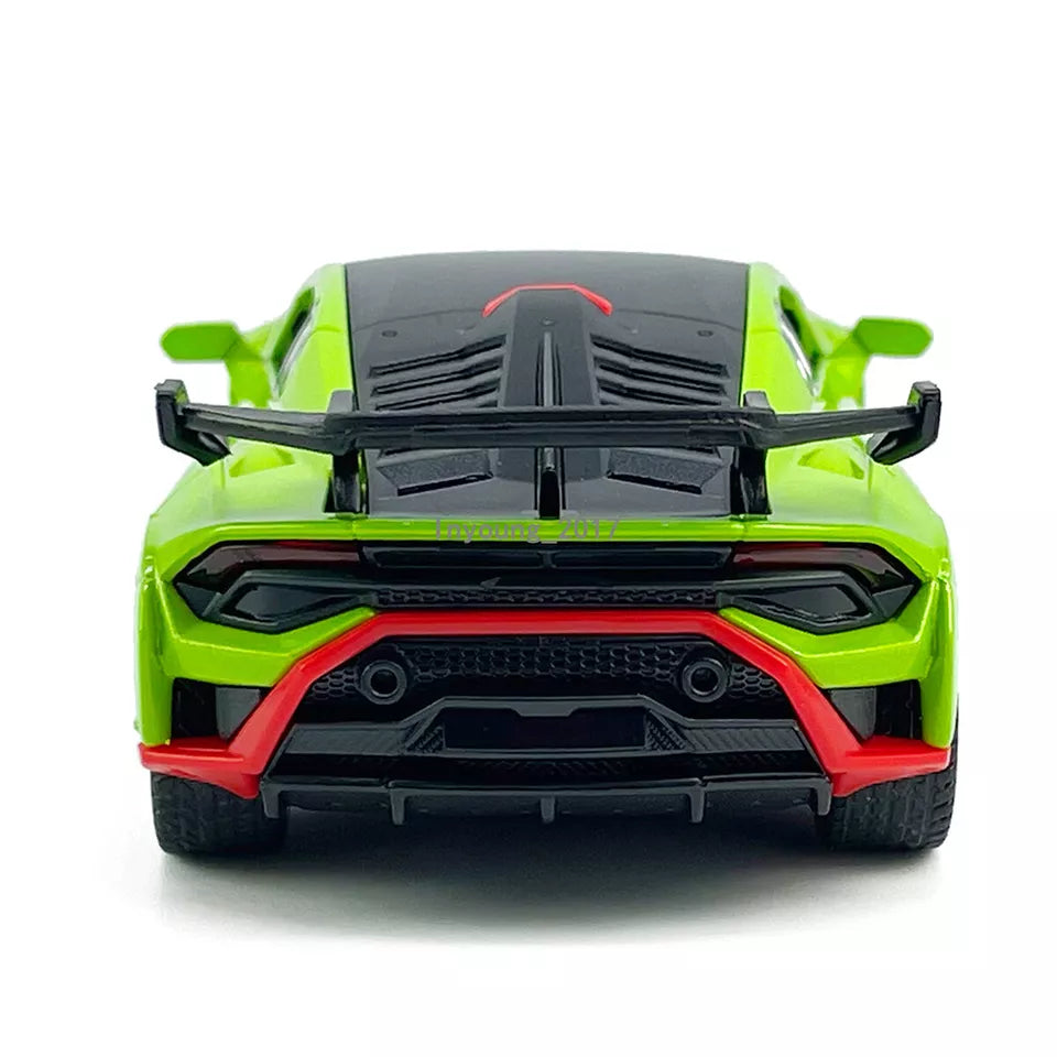 CCA LAMBORGHINI HURACAN STO 1:40 SCALE (GREEN&RED)