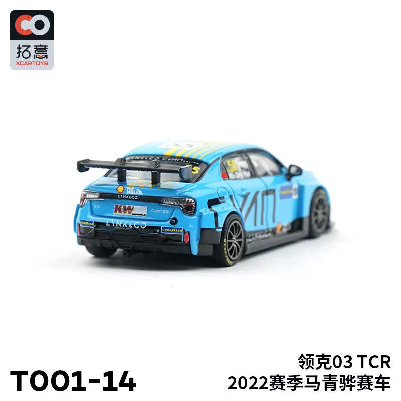 XCARTOYS LYNK & CO 03TCR RACE CAR MAQINGHUA-WTCR 2022 1/64 SCALE NO:T1-14