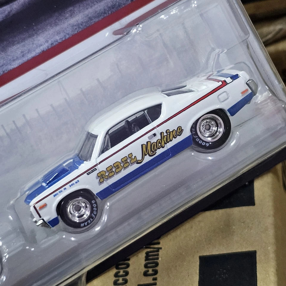 HOT WHEELS 2-PACK: '71 AMC JAVELIN / AMC REBEL MACHINE DIE-CAST CARS (9C6Q)