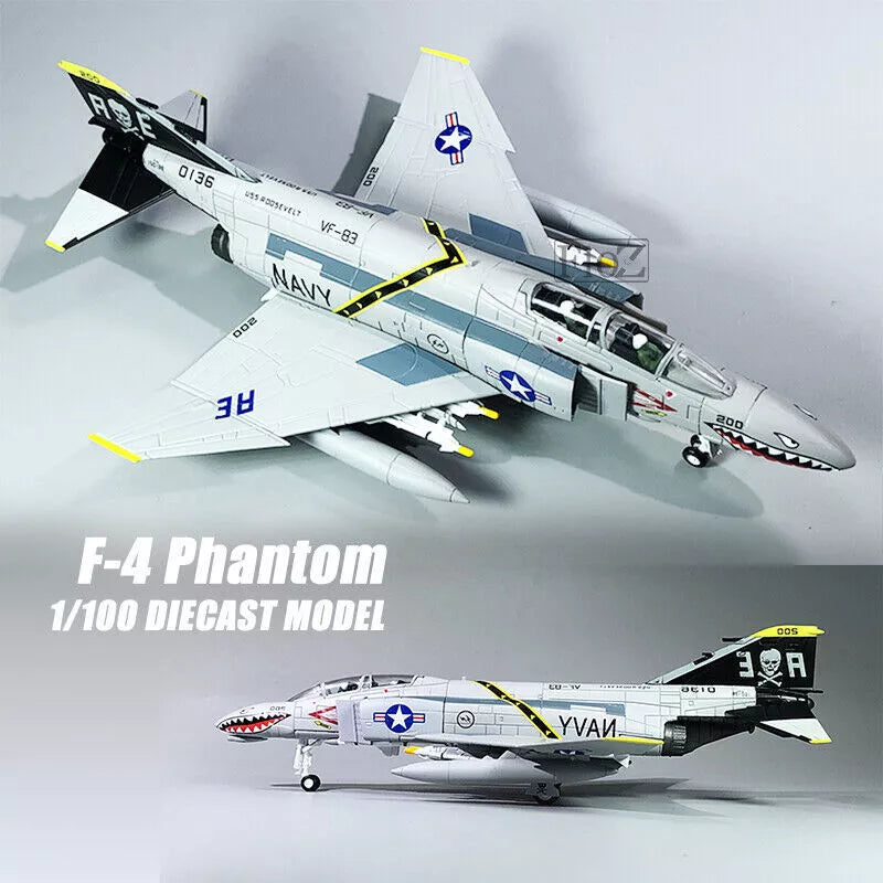 AIRPLANE DIECAST  F-4C PHAHTOM USA SCALE 1/100