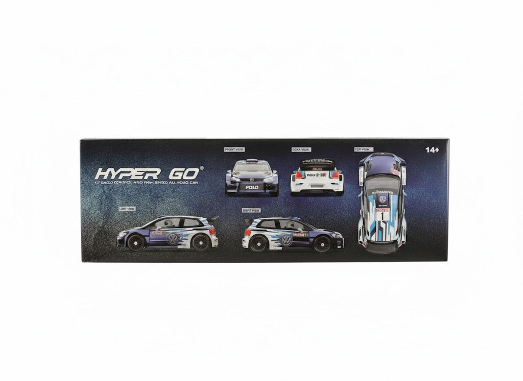 MJX 7304 VOLKSWAGEN POLO R WRC 2015 1/7 4WD BRUSHLESS MOTOR RC CAR