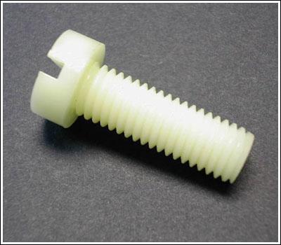 Nylon Screw White M6 x L60mm