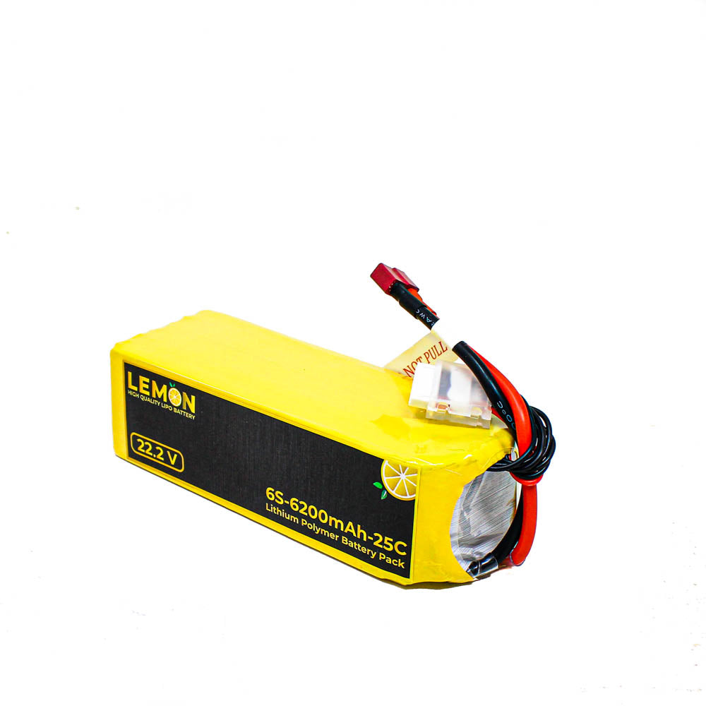 Lemon 6200mAh 6S 25C/50C Lithium Polymer Battery Pack