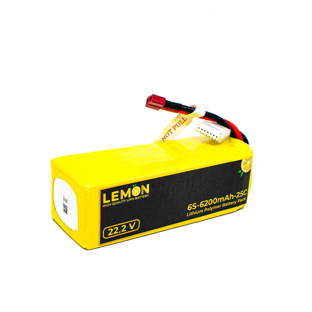 Lemon 6200mAh 6S 25C/50C Lithium Polymer Battery Pack