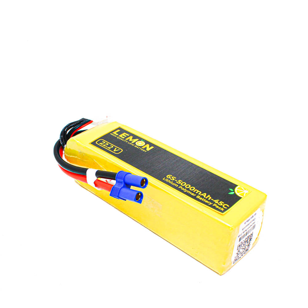 Lemon 5000mAh 6S 45C/90C Lithium Polymer Battery Pack