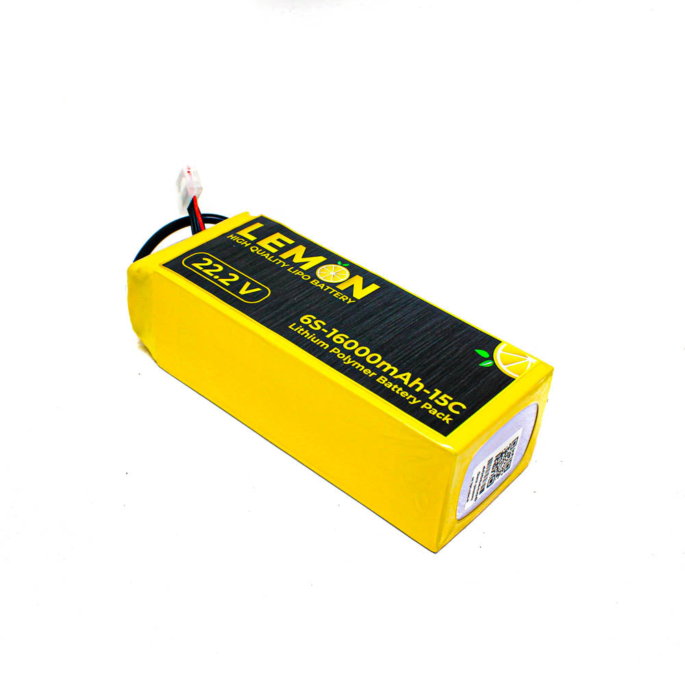 Lemon LIPO 16000mAh 6S 15C/30C Lithium Polymer Battery Pack