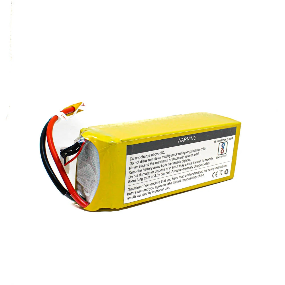 Lemon 22.2v 10000mAh 6S 25C/50C Lithium Polymer Battery Pack