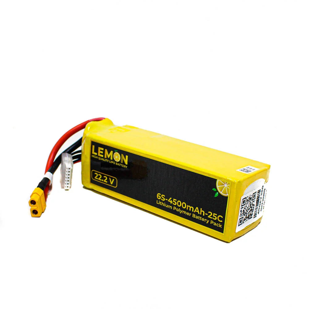Lemon LIPO 4500mAh 6S 25C/50C Lithium Polymer Battery Pack