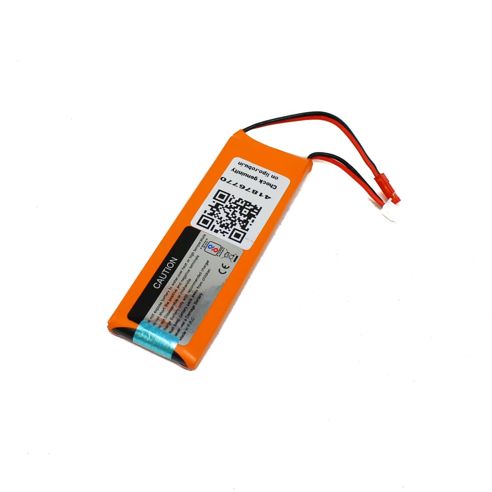 Orange 1800mAh 1S 25C (3.7 V) Lithium Polymer Battery Pack (Li-Po)