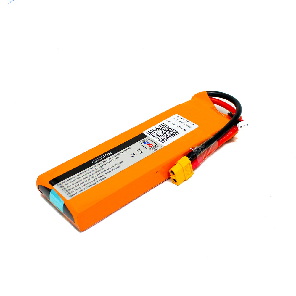 Orange 6200mAh 2S 35C (7.4 V) Lithium Polymer Battery Pack (Li-Po)
