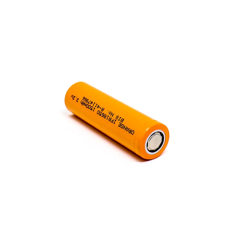 Orange A Grade IFR18650 1500mAh (3c) LiFePO4 Battery
