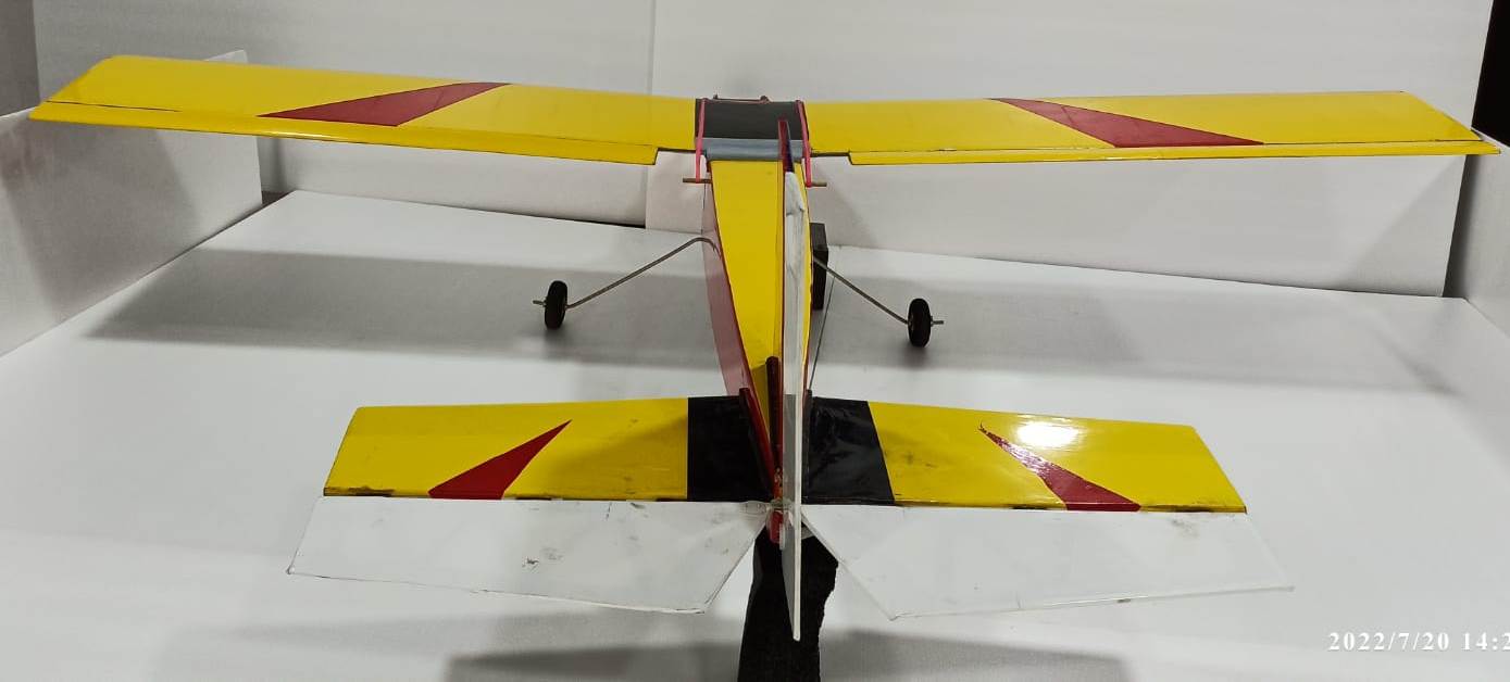 Rc Airplane Trainer 60 Nitro Model Arf-Yellow/Red Arf
