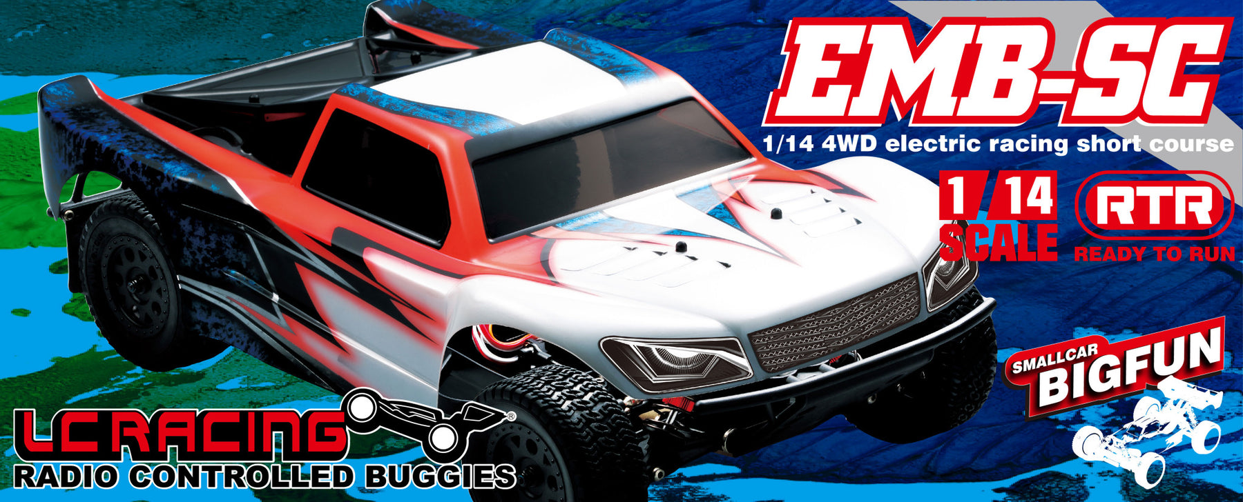 Lc Racing Sc Lc Racing Emb-Sc 1/14 Scale 4Wd Electric Racing Short Course Ready To ...
