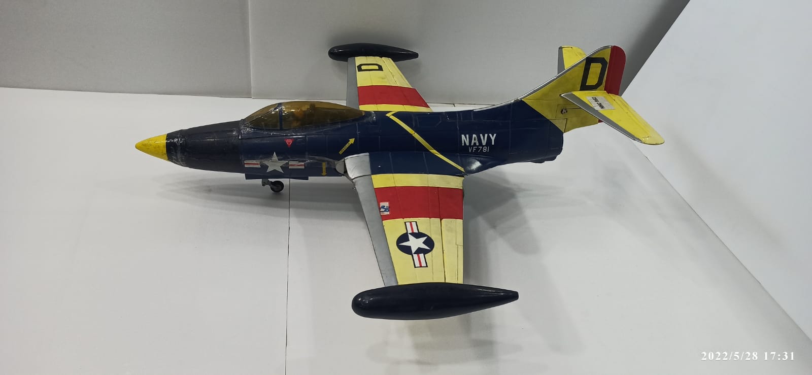 NAVY PHANTHAM-RTF-SMALL WITH DUCTED MOTOR RC PLANE (QUALITY PRE OWNED)