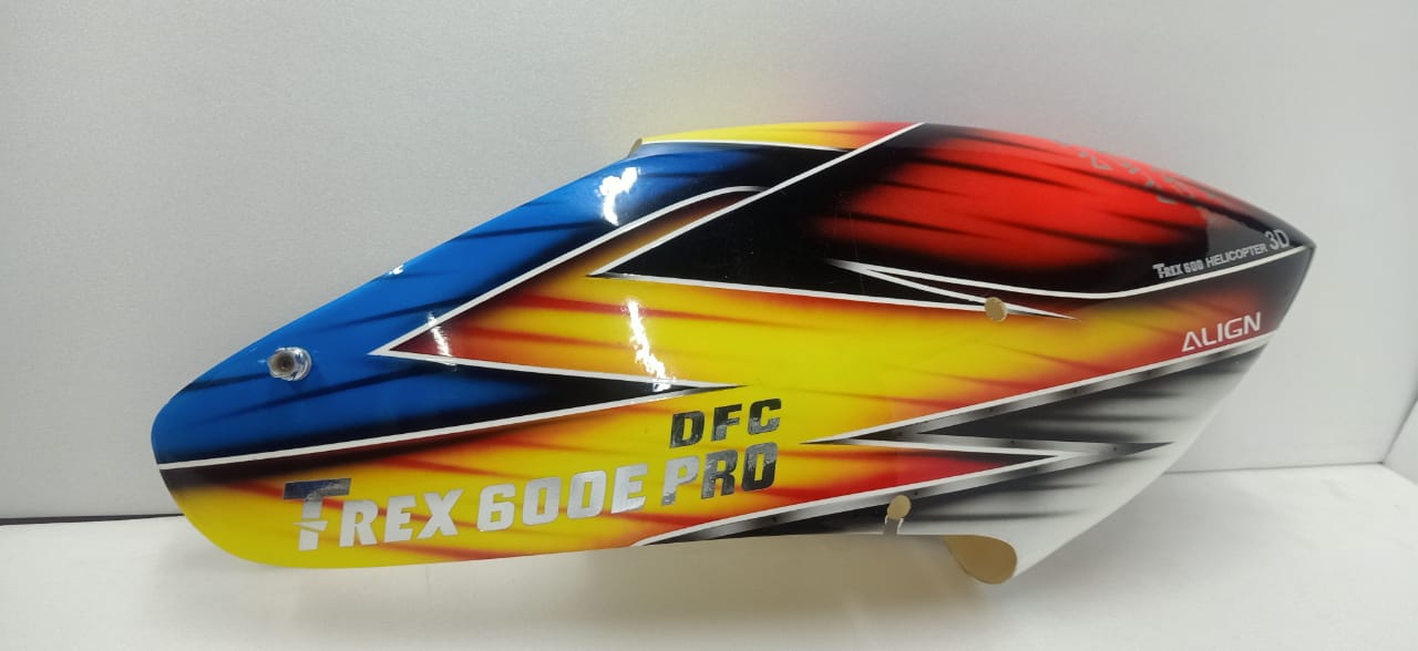 Align T rex 600E Pro Dfc Heli Painted Canopy(QUALITY PREOWNED)