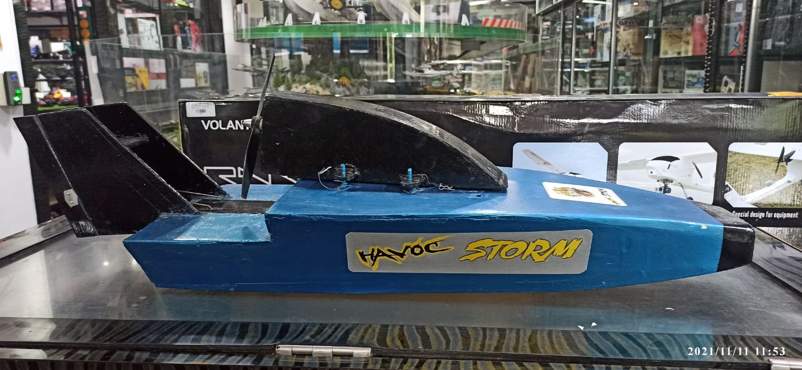HAVOC STROM AIR BOAT BLUE (QUALITY PRE OWNED)