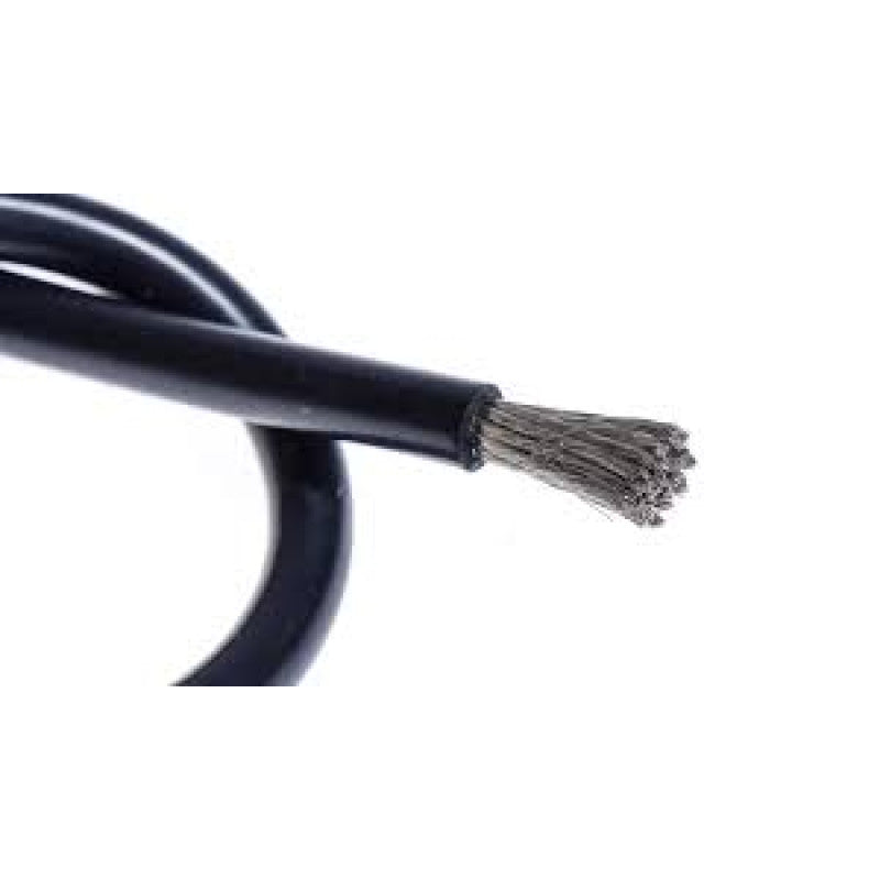 Silicone Wire 8AWG (1mtr) Black