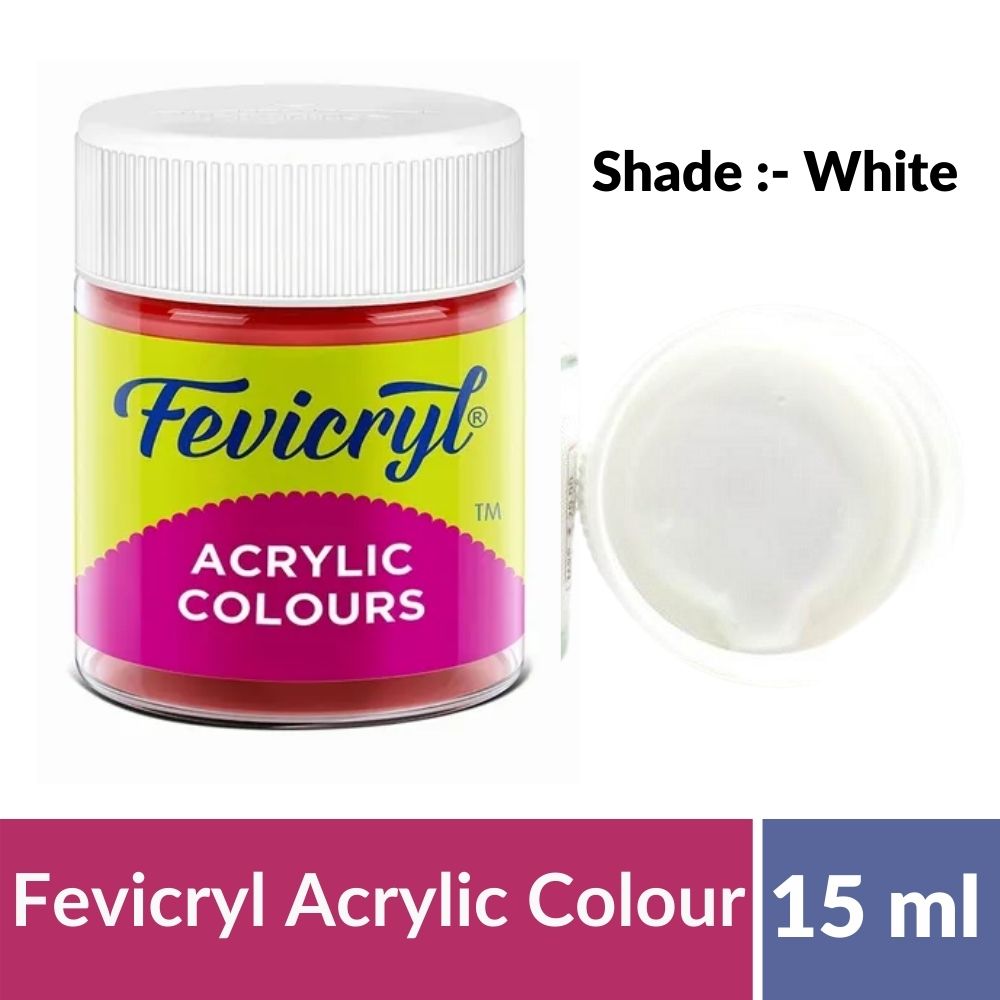 Acrylic Colours White 15Ml