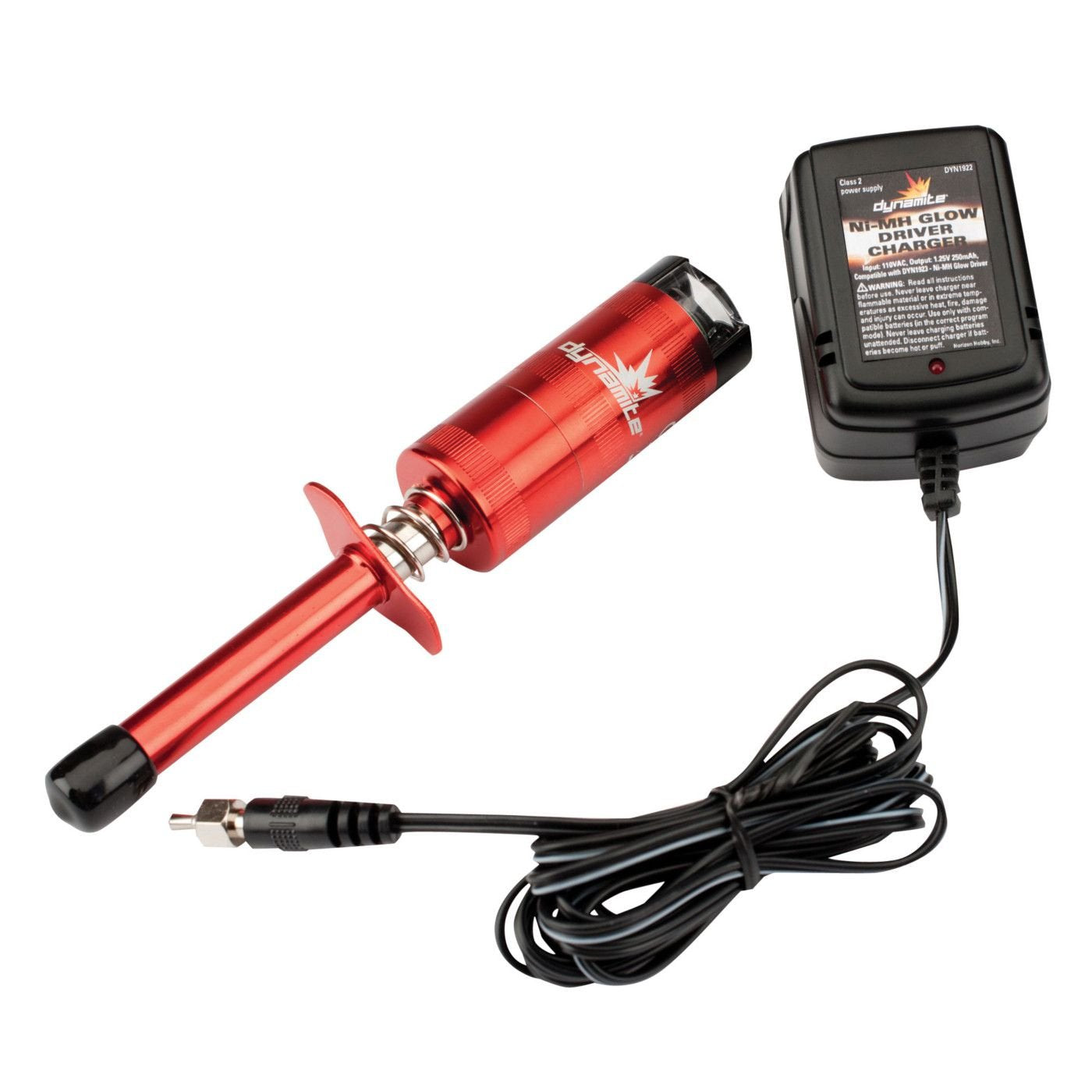 DYNAMITE NIMH GLOW STARTER DYN1922 WITH CHARGER(CONVERTER REQUIRED)