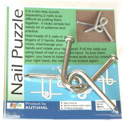 Nail Puzzle pack of 10pc