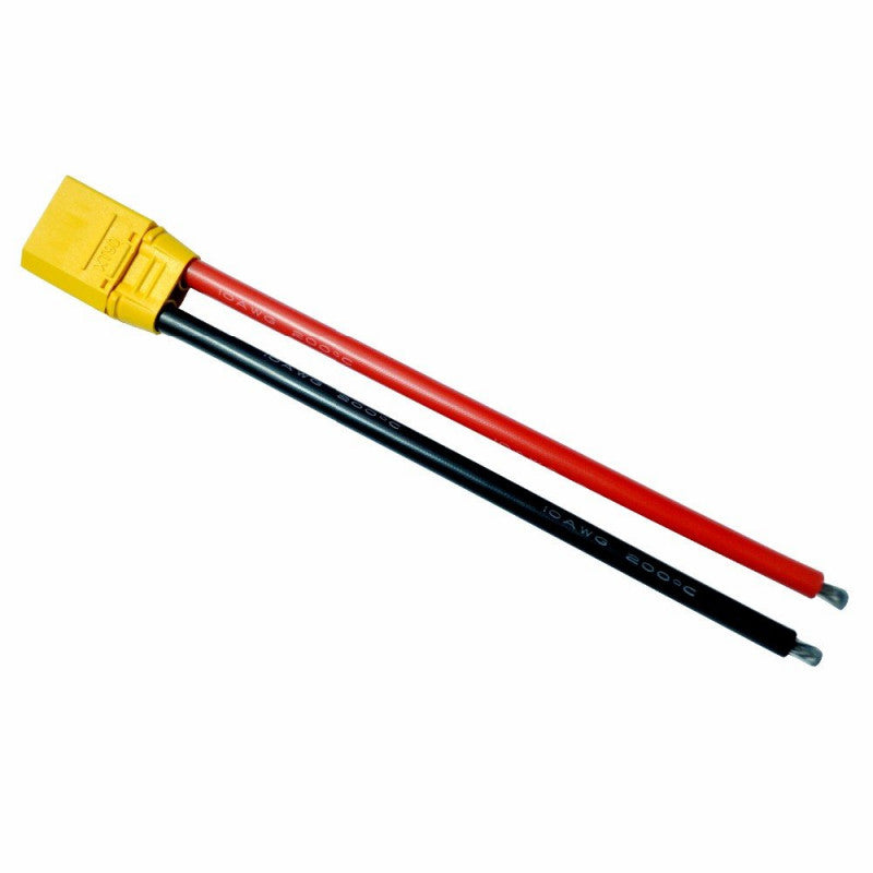 SafeConnect XT90 Plug Male 10AWG 10cm Tail with Housing 1PC