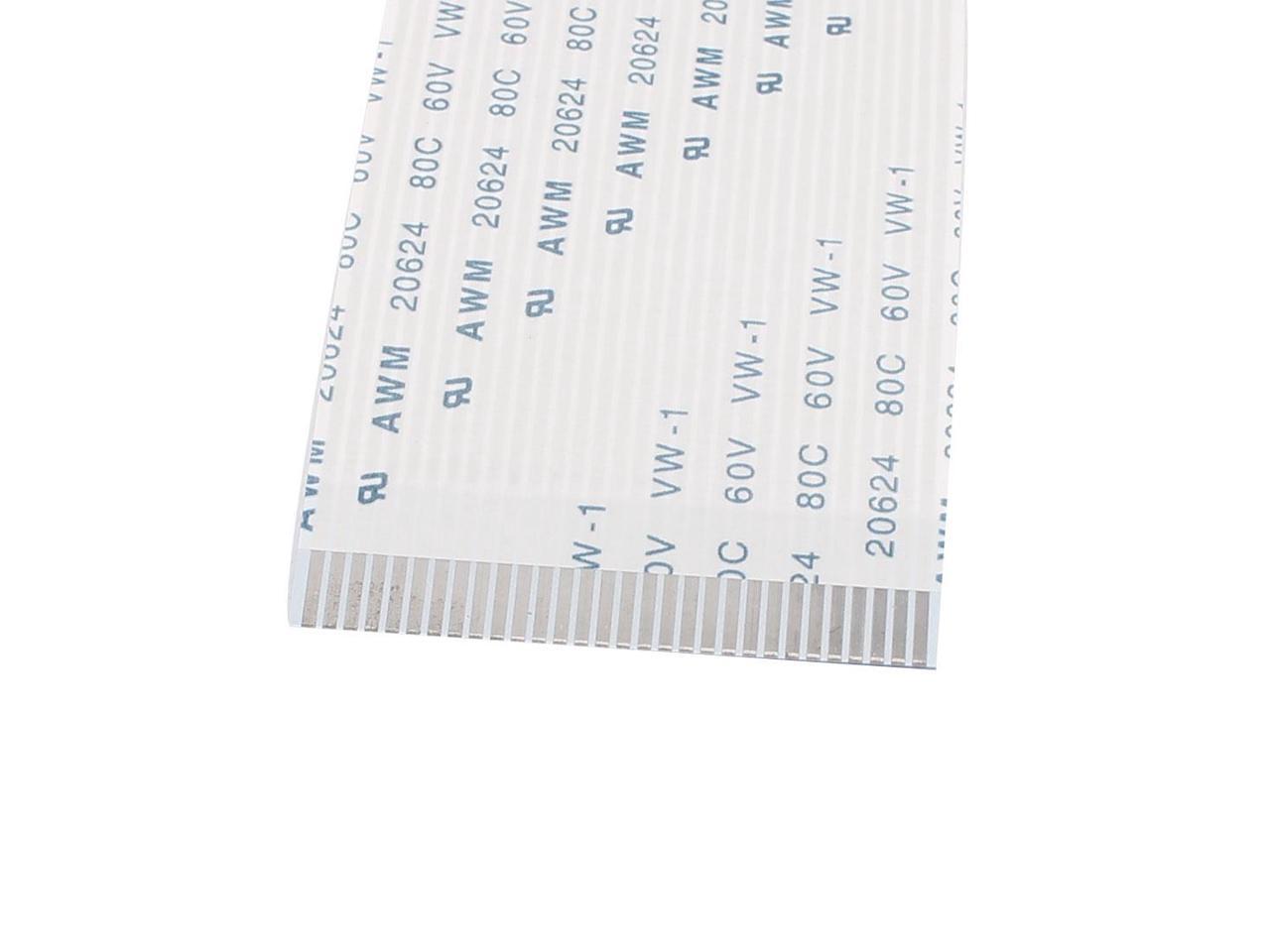 1mm Pitch 30 pin 200mm FPC A-Type Ribbon Flexible Flat Cable (Pack of 2)
